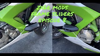 Zx6r frame sliders installation [upl. by Chisholm]