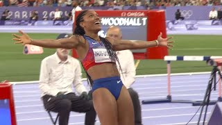 Tara Davis Woodhall Womens Long Jump Final Paris 2024 Olympics olympics2024 taradaviswoodhall [upl. by Einobe]