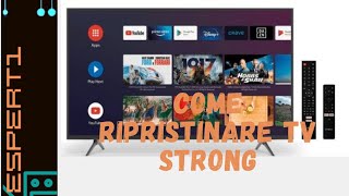 Come ripristinare e sintonizzare una tv Strong [upl. by Karrah626]