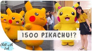 Pikachu Outbreak Festival 2018 and Eevee Parade in Yokohama Vietsub CC [upl. by O'Doneven]