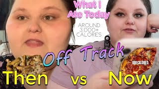 What I Ate Today Off Track  Then vs Now [upl. by Rhyner]