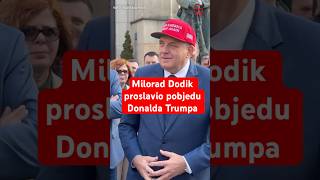 Milorad Dodik proslavio pobjedu Donalda Trumpa [upl. by Eelrahc220]