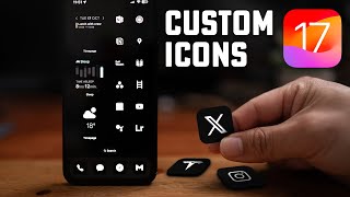 Minimal iPhone custom icon tutorial  13 Mini [upl. by Marris]