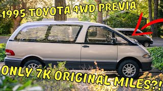 This Toyota Previa Estima Lucida ONLY has 7500 Miles and is a TIME capsule [upl. by Ajile794]