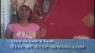 How to sew a Sash [upl. by Zasuwa560]