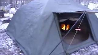 5 Person Crew Tent with a Orland Camp Stove [upl. by Nelly]