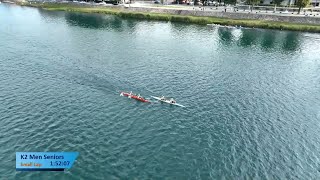 HIGHLIGHTS  K2 Men Seniors  2024 ICF Canoe Marathon World Championships [upl. by Airelav]