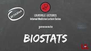 Biostats for Internal Medicine with Dr Jennifer Olges [upl. by Aserehs84]