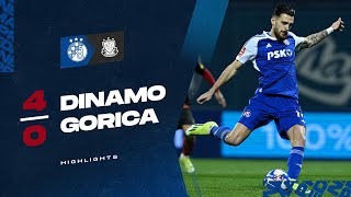 HIGHLIGHTS  DINAMO  GORICA 40  Visoka pobjeda plavih za polufinale kupa [upl. by Boothe]