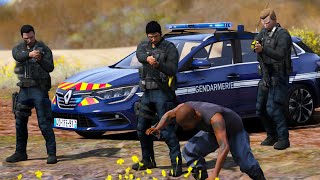 GTA 5 LE PSIG NEUTRALISE UN HOMME ARMÉ  LSPDFR 744 [upl. by Llehcim]