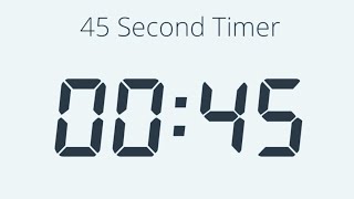 مؤقت 45 ثانية ⏳45 seconds timer [upl. by Cantu]