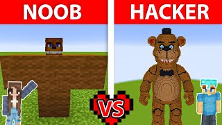 NOOB vs HACKER Jag Fuskade I Ett FNAF Build Battle Mot Min CRUSH [upl. by Seton]