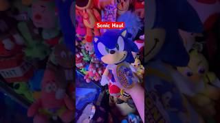 Sonic Plush Haul 😧 shorts clawmachine arcade sonic sonicthehedgehog fnaf [upl. by Ormond]