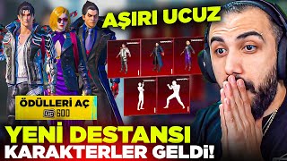 600 UC YENİ DESTANSI TEKKEN KARAKTERLERİ GELDİ 😱 BUGA SOKUP FULLEDİK  PUBG MOBILE [upl. by Killarney]