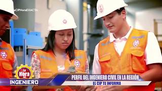 Perfil profesional del Ingeniero Civil en la región [upl. by Nnayt]