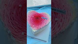 🎂Heart cake designshorts😛 youtubeshorts shortsvideo cakedecorating birthday cake EP83 [upl. by Ahkeber]