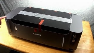 Canon Pixma Pro100 Printer Unboxing  DSLRnerdcom [upl. by Enyalb263]