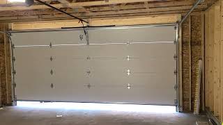 18x8 Garage Door  Chamberlain ¾ HP Opener [upl. by Anilec431]