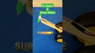 Drone Motor and LED Powered by DC Motor DIY [upl. by Ffirahs]