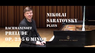 Nikolai Saratovsky Hong Kong 2023 Encore Rachmaninoff Prelude Op 235 [upl. by Enohsal]