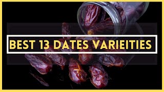 13 Different Types of Date Varieties  Popular Dates Varieties [upl. by Trahurn562]