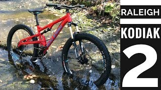 Raleigh Kodiak 2 Full Suspension Mountain Bike [upl. by Nomra]