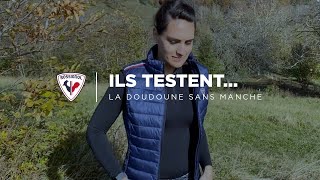 ROSSIGNOL  Auriane teste la doudoune sans manches ROSSIGNOL Femme [upl. by Aldred]