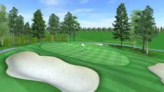 Green Flyover Golf Flyovers Course Flyover  VueMyGolf Flyovers [upl. by Anih]