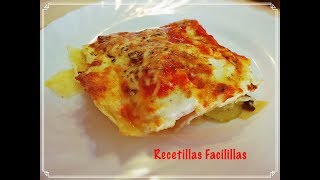 Receta de Lasaña Vegetal Veggie [upl. by Sherrie]