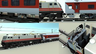 Train Brake System  Electric loco and LHBtype coach brake system [upl. by Tengler]