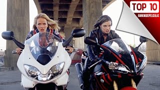 Las 10 Mejores Peliculas De Motos Y Carreras De Motos [upl. by Lesoj]