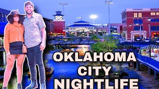 Oklahoma City Night Life On Bricktown [upl. by Zedecrem]