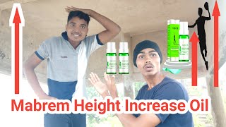 Mabrem Height Increase Oil Benifits  Side Effects amp Uses  mabrem oil review in hindi [upl. by Saval560]