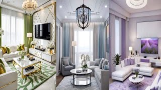 Beautiful colors to decorate your living room Living Room Tour apartments [upl. by Aihsein]