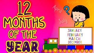 12 Months Of The Year  12 Months Name  January February March  Learn The Months For Kids [upl. by Mechelle821]