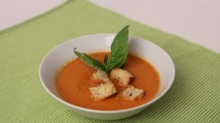 Homemade Tomato Soup Recipe  Laura Vitale  Laura in the Kitchen Episode 454 [upl. by Cahilly]