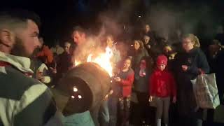 Flaming Tar Barrels Ottery St Mary 2024 [upl. by Llerrit]