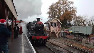 Santa Specials at the Kent and East Sussex Railway at Tenterden Town 02122023 [upl. by Takeshi985]