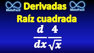 Derivada de raiz de x en una división fracción [upl. by Africa]