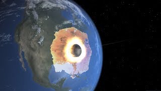 Universe Sandbox 2  Bigger Asteroid Strikes Epic Games HQ in North Carolina [upl. by Redleh775]