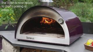 How to light and use the Igneus Classico and Bambino pizza oven [upl. by Chemush380]