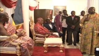 Esama Of Benin Welcomes Otumfuo Osei Tutu Ahead Of Eightieth Birthday [upl. by Ekard]