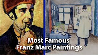 Most Famous Franz Marc Paintings [upl. by Polash627]