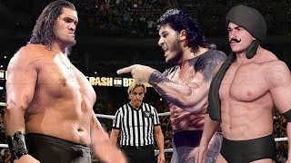 Dara Singh Giant Gonzalez vs Great Khali Match [upl. by Fita]