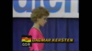 🥉 Dagmar Kersten GDR VT EF 9900 1985 World Championships [upl. by Valaree]