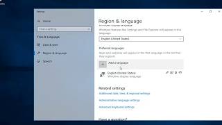 How To Change Keyboard Language In Windows 10 [upl. by Ydaf]