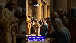 Today Hebron calendar verse  Bible words today shortsytshorts trendingjesus [upl. by Larry]