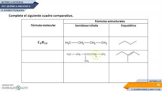 Determinar fórmula molecular semidesarrollada y esquelética de un compuesto orgánico [upl. by O'Toole881]