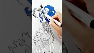 Monster High shortsvideo monsterhigh viralvideo speed art [upl. by Ik491]