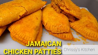 HOW TO MAKE FLAKY JAMAICAN CHICKEN PATTIES 😋😍😍🇯🇲🇯🇲 [upl. by Stila646]